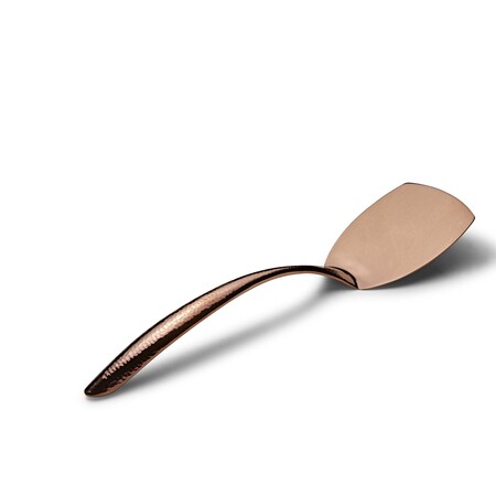 Bon Chef Ez Use Banquet Serving Solid Turner Hammer Finish 14.75" - Rose Gold 9459HFRG